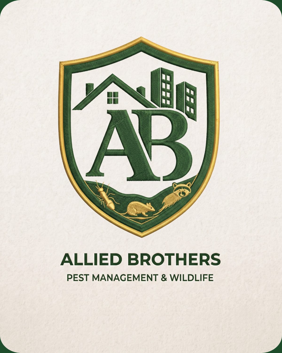 Allied Brothers technician arriving on-site for a residential service call